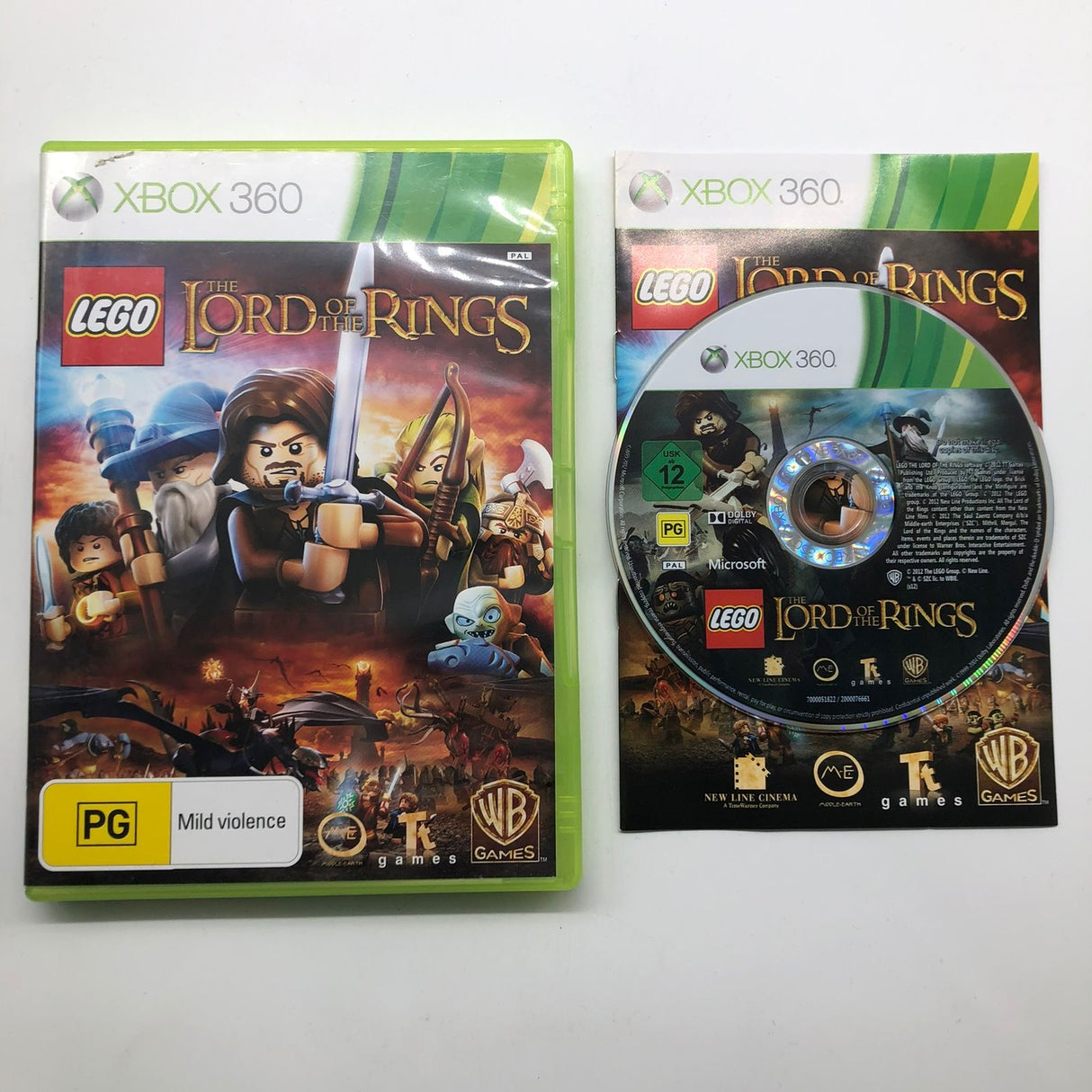 LEGO The Lord of the Rings Xbox 360 Game + Manual PAL