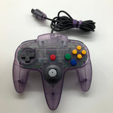 Nintendo 64 N64 Clear Purple Controller Boxed PAL 9JE4 - Trippy Trades 