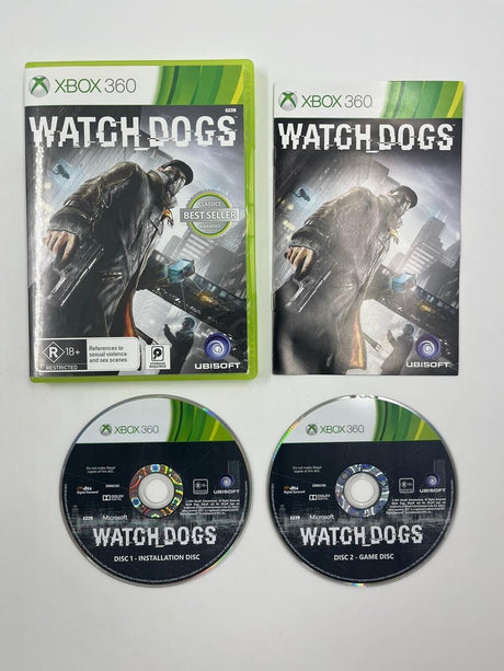 Watch Dogs Xbox 360 Game + Manual PAL - Trippy Trades 