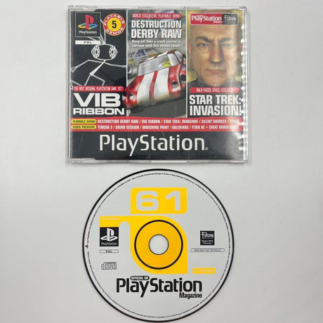 VIB Ribbon/Destruction Derby Raw/Star Trek Invasion Playstation 1 Demo PAL - Trippy Trades 