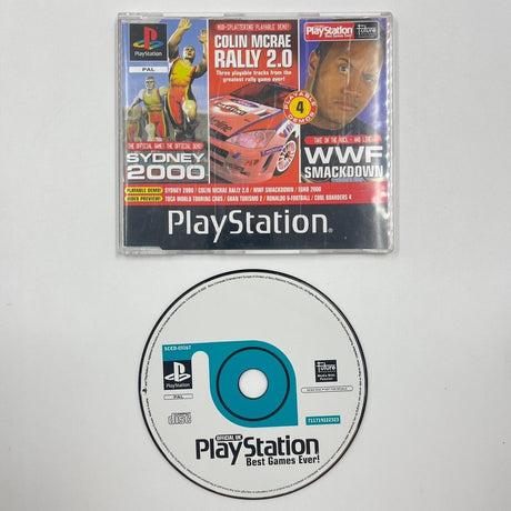 Sydney 2000/Colin Mcrae Rally 2.0/WWF Samckdown PS1 Playstation 1 Demo PAL - Trippy Trades 