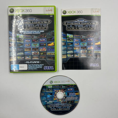 Sega Mega Drive Ultimate Collection Xbox 360 Game + Manual PAL - Trippy Trades 