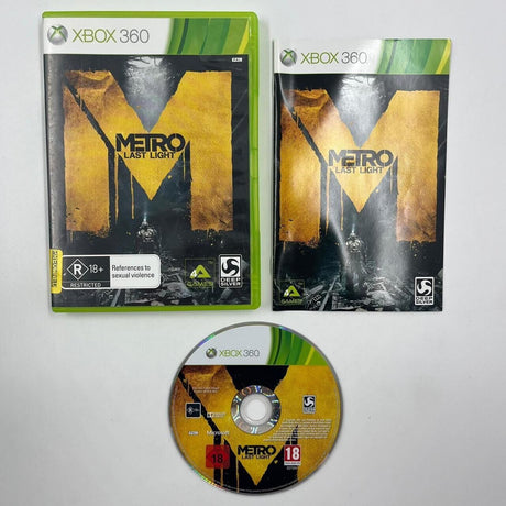 Metro Last Night Xbox 360 Game + Manual PAL - Trippy Trades 