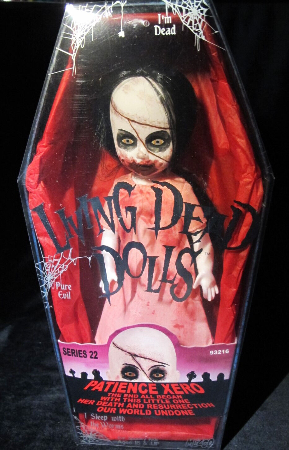 Living Dead Dolls Patience Xero Pink Dress Version Series 22 Figure Brand New Sealed