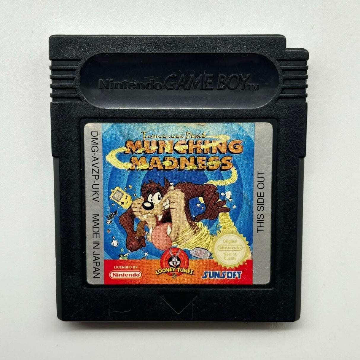 Tasmanian Devil Munching Madness Nintendo Gameboy Original Game Cartridge - Trippy Trades 