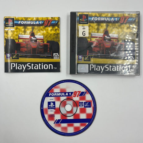 Formula 1 97 PS1 Playstation 1 Game + Manual PAL - Trippy Trades 