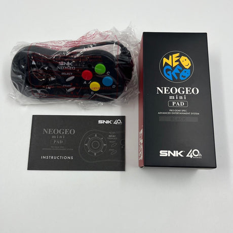 SNK Neo Geo Mini Pad Controller Black - Trippy Trades 