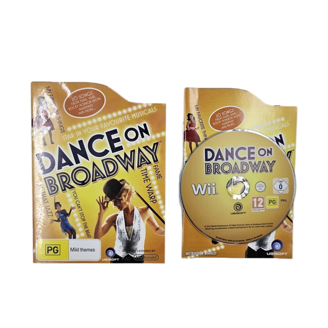 Dance On Broadway Nintendo Wii Game + Manual PAL - Trippy Trades 