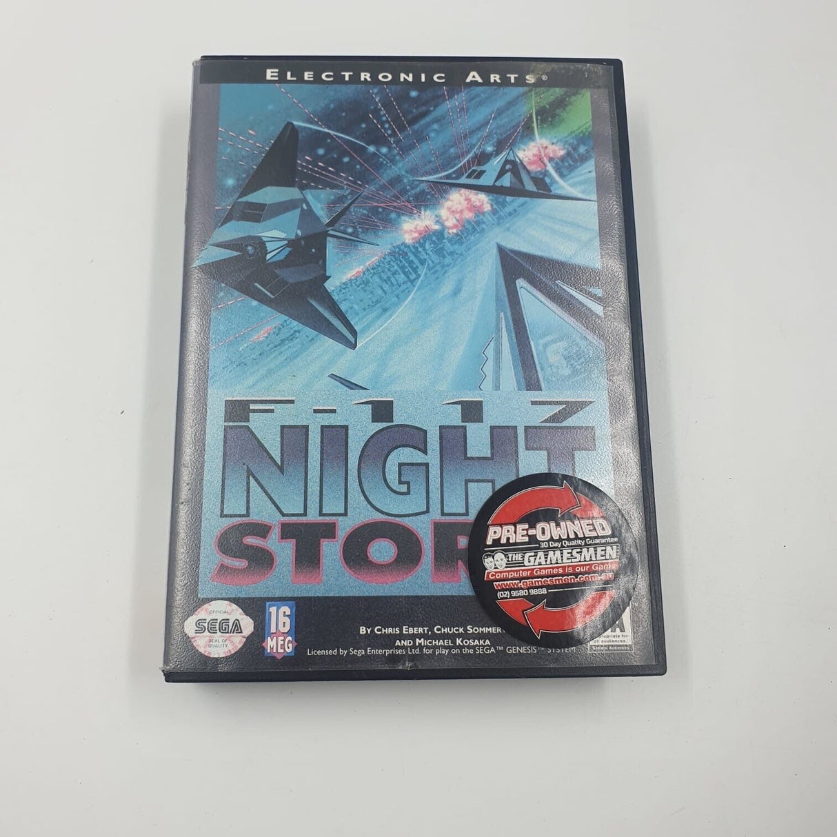 F-117 Night Storm Sega Mega Drive Game Boxed + Manual - Trippy Trades 