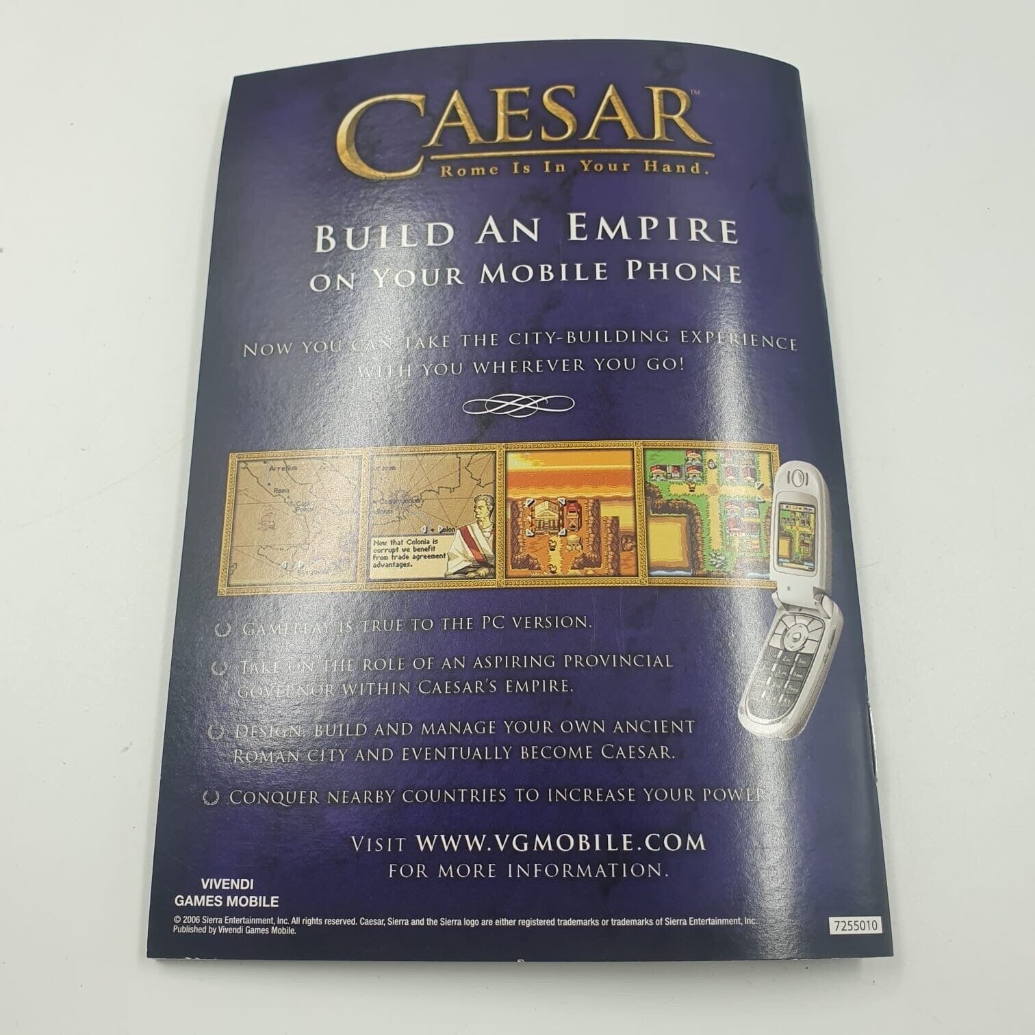 Factory Sierra Historic City Building PC Game CAESAR IV