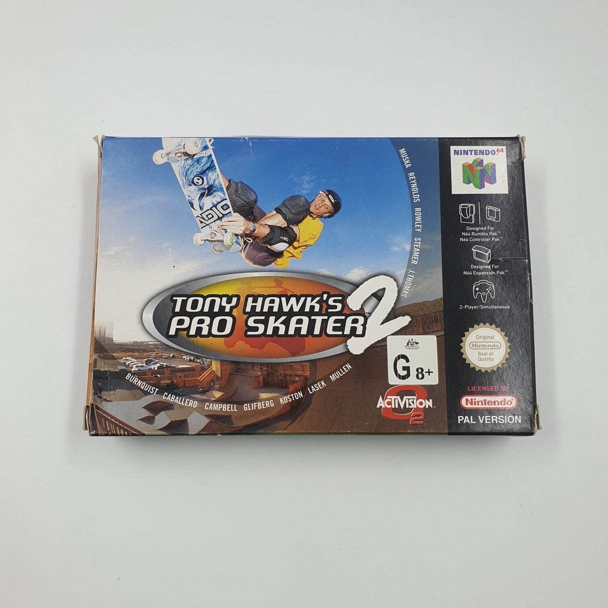 Tony Hawk's Pro Skater 2 Nintendo 64 N64 Game Boxed + Manual PAL - Trippy Trades 