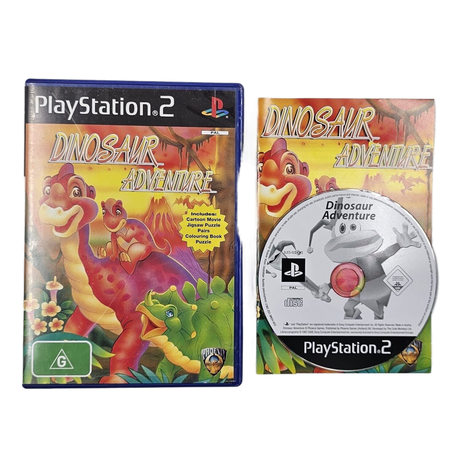 Dinosaur Adventure PS2 Playstation 2 Game + Manual PAL - Trippy Trades 