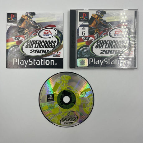 EA Supercross 2000 PS1 Playstation 1 Game + Manual PAL - Trippy Trades 