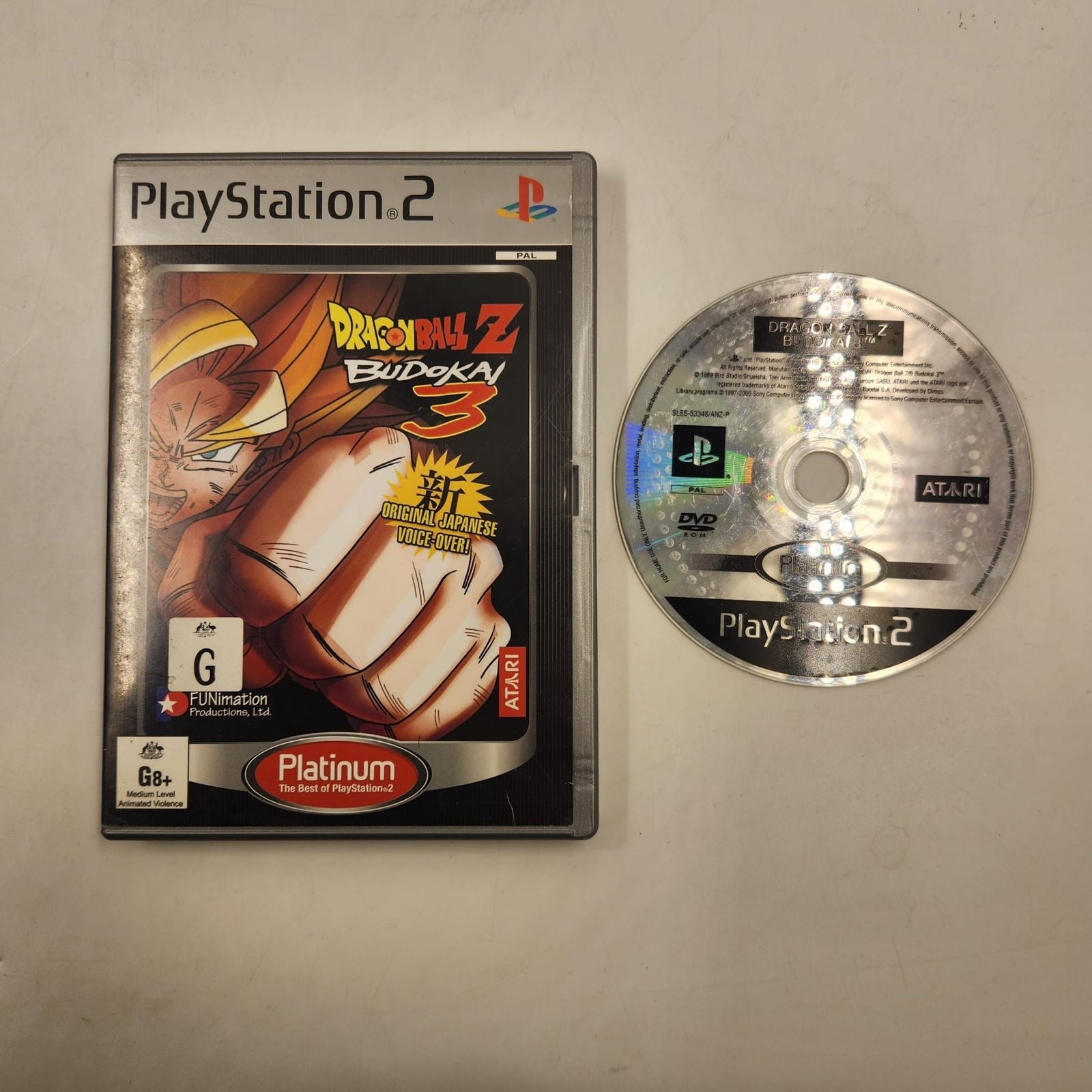 Dragon Ball Z Budokai Tenkaichi authentic 3 For Playstation 2