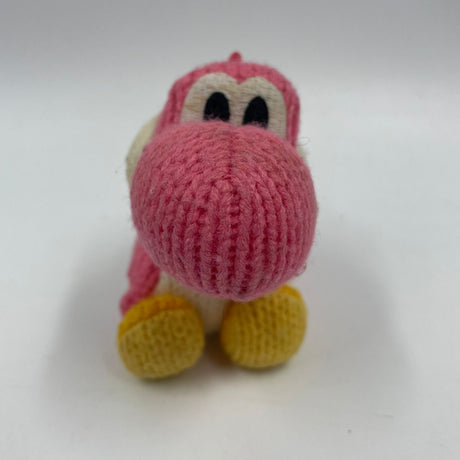 Yarn Yoshi Pink Nintendo Amiibo No.1 - Trippy Trades 