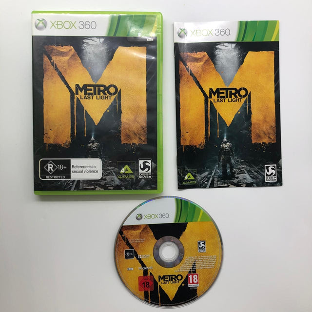 Metro Last Light Xbox 360 Game + Manual PAL 28A4 - Trippy Trades 