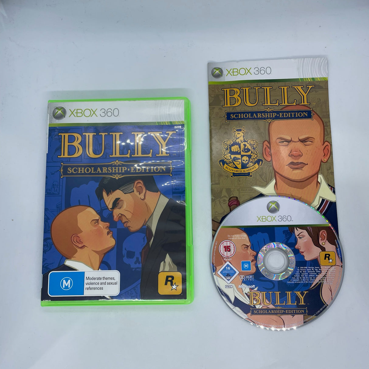 Bully Scholarship Edition Xbox 360 Game + Manual PAL