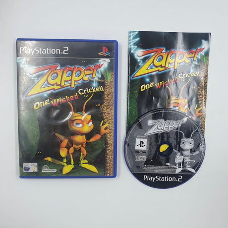 Zapper One Wicked Cricket PS2 Playstation 2 Game + Manual PAL - Trippy Trades 