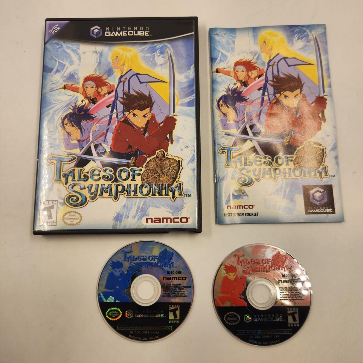 Tales of Symphonia Nintendo Gamecube Game + Manual PAL 28JY4 - Trippy Trades 