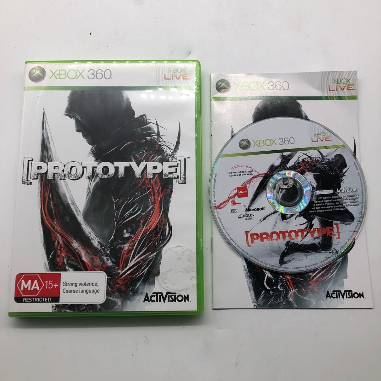 Prototype 2 Xbox 360 Game + Manual PAL