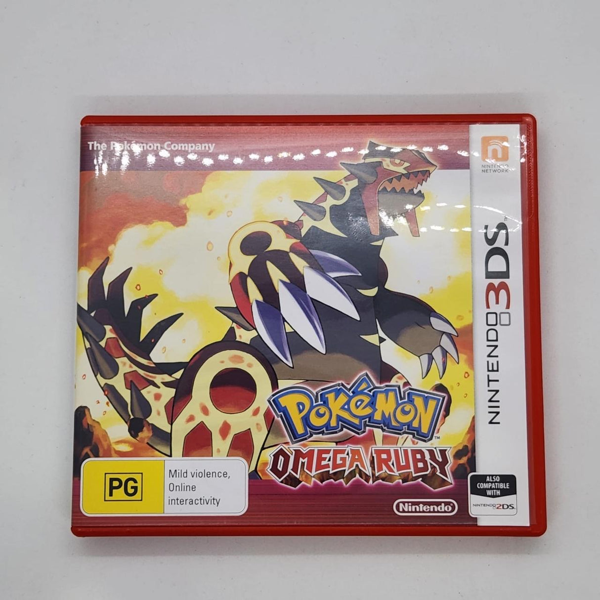 Pokemon Omega Ruby Nintendo 3DS Game + Manual PAL