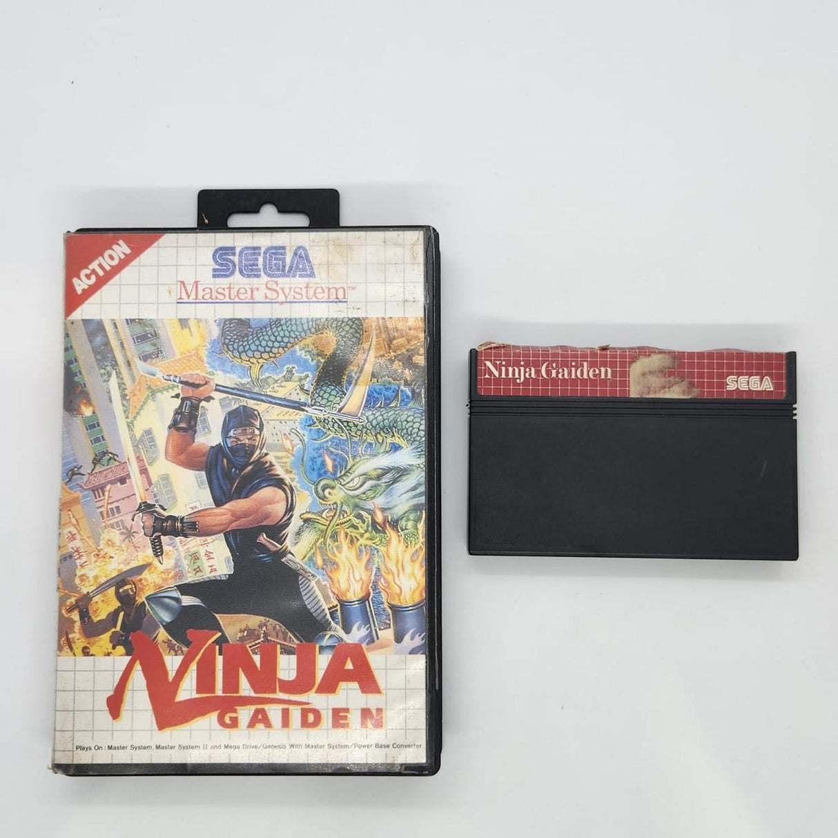 Ninja Gaiden Sega Master System Game PAL