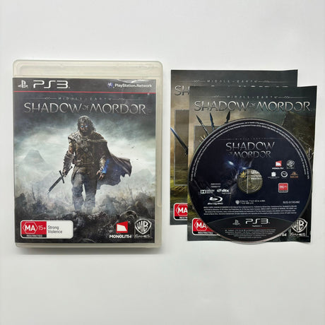 Shadow Of Mordor PS3 Playstation 3 Game + Manual - Trippy Trades 