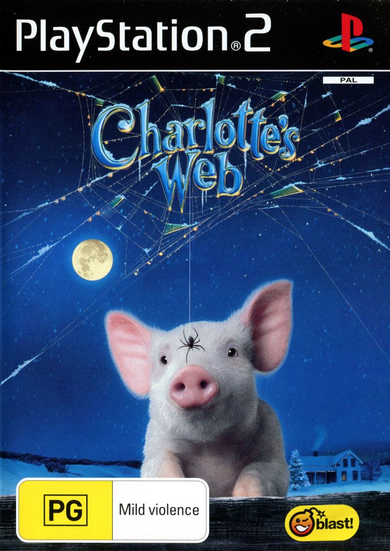 Charlotte's Web Playstation 2 PS2 Game PAL Sony Playstation 2 Game