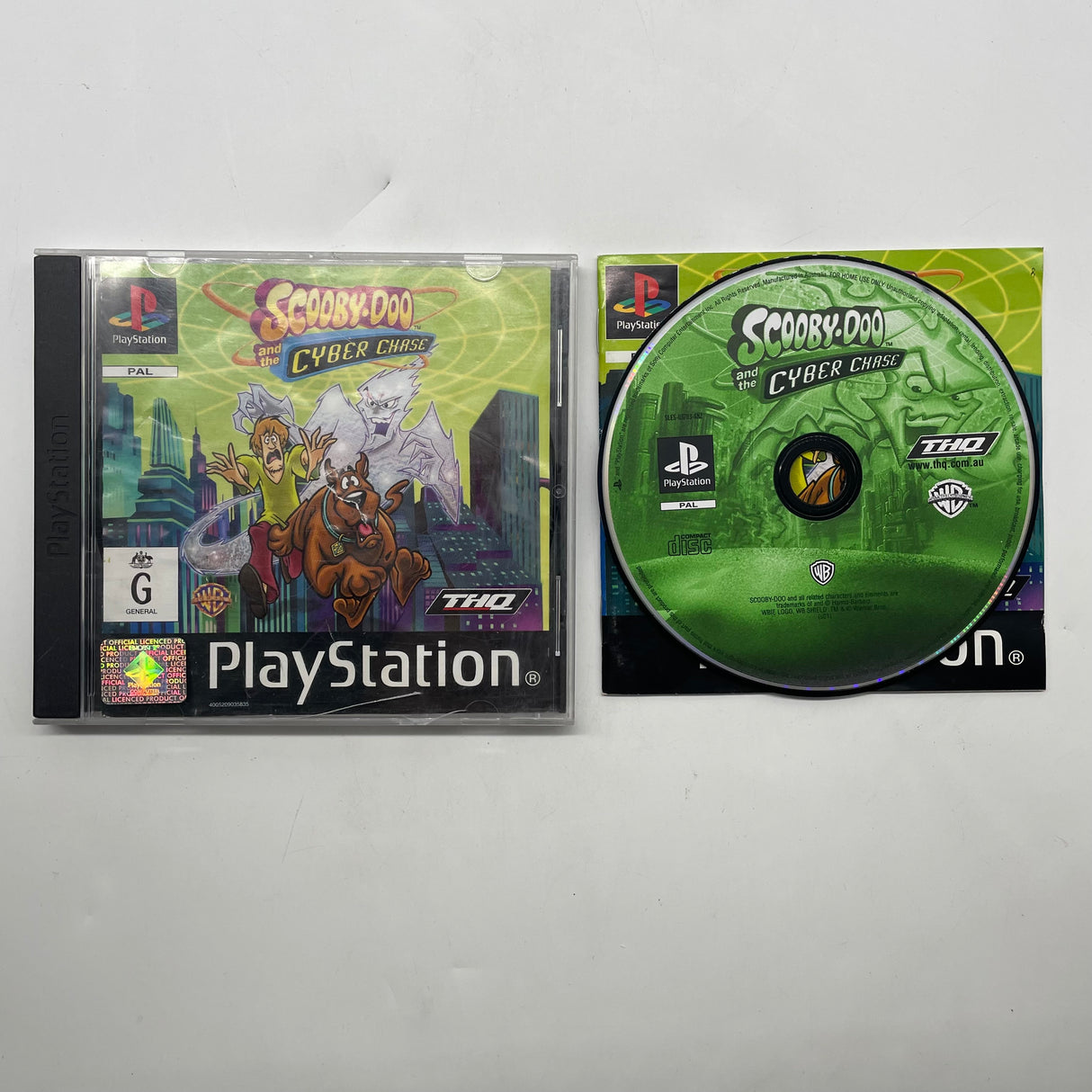 Scooby-Doo and the Cyber Chase PlayStation 1 PS1 Game + Manual PAL