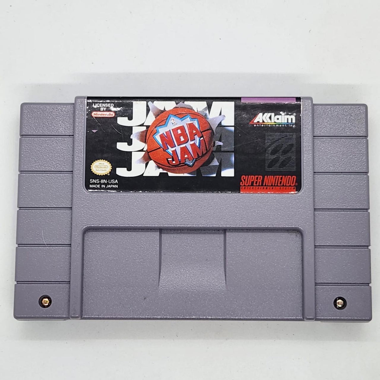 NBA Jam Super Nintendo SNES Game Cartridge NTSC U/C