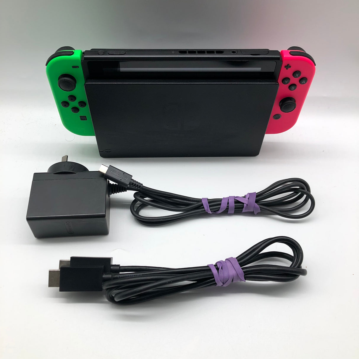 Nintendo Switch Portable Handheld Console Neon Green & Pink 25AU4