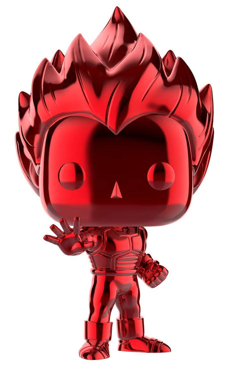 Dragon Ball Z  Super Saiyan Vegeta Red Chrome #154 Funko Pop Vinyl Figure - Trippy Trades 