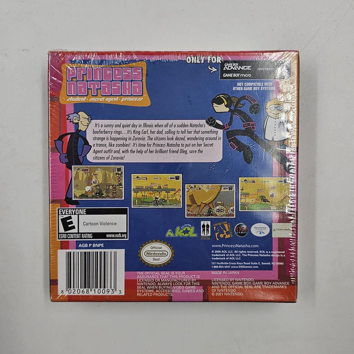 Princess Natasha Student Secret Agent Princess Gameboy Advance Boxed Brand New SEALED 16JE4 - Trippy Trades 