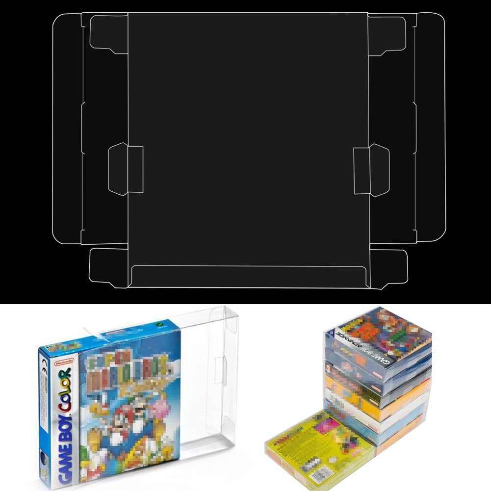 1 Pcs Single Clear Box Protector Case Nintendo Gameboy Game Boxed Advanced