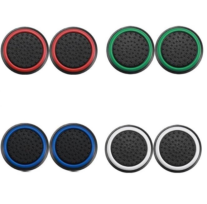 Analog/Joystick Thumb Grips for PS5, PS4, Xbox One, Xbox X/S - 8 Pieces