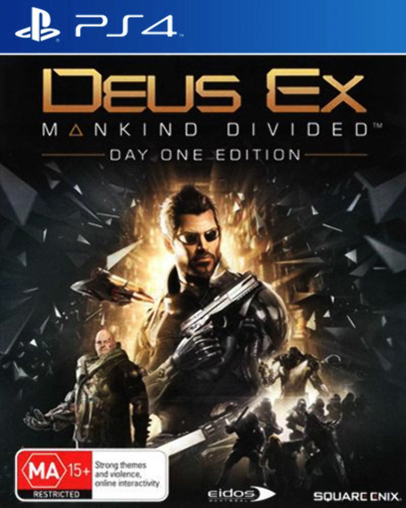 Deus Ex Mankind Divided Day One Edition PS4 Playstation 4 Game