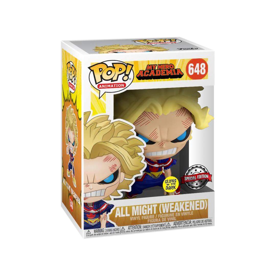 My Hero Academia All Might Weakened #648 Funko Pop Vinyl Figure - Trippy Trades 