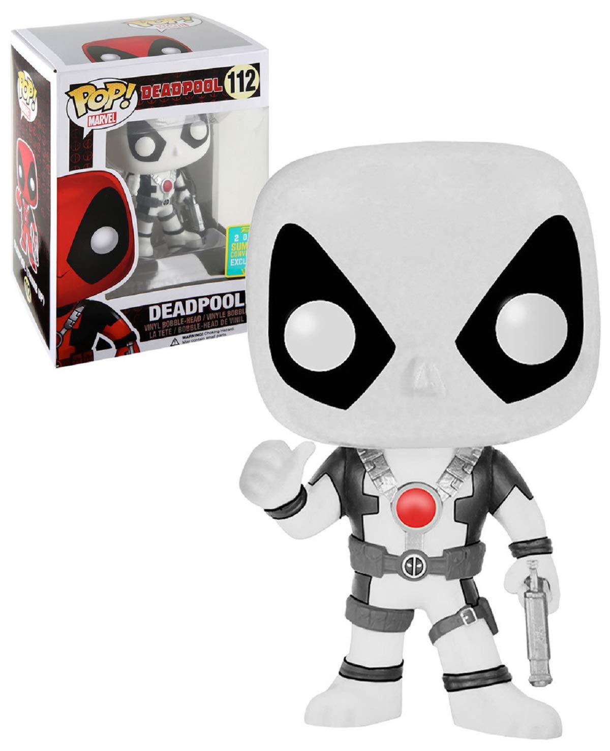 Marvel Deadpool White Thumbs Up #112 Pop Vinyl Figure