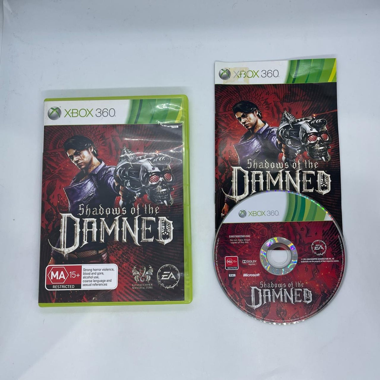 Shadows Of The Damned Xbox 360 Game + Manual PAL