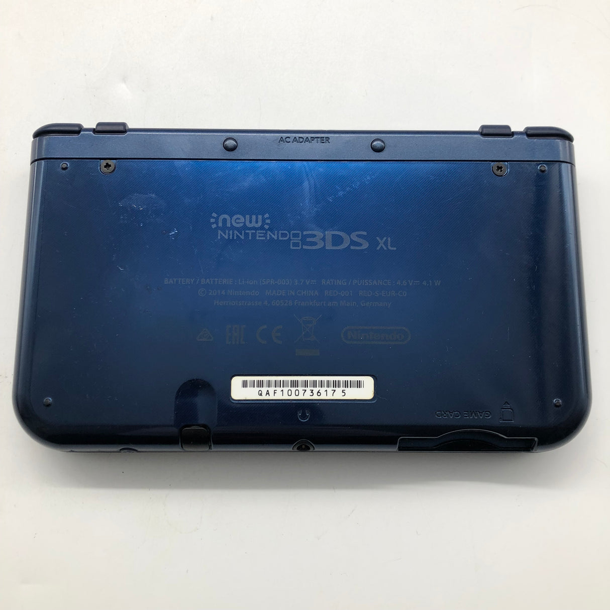 Nintendo New 3DS XL Metalic Blue Console 25AU4