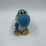 Yarn Yoshi Light-Blue Nintendo Amiibo - Trippy Trades 