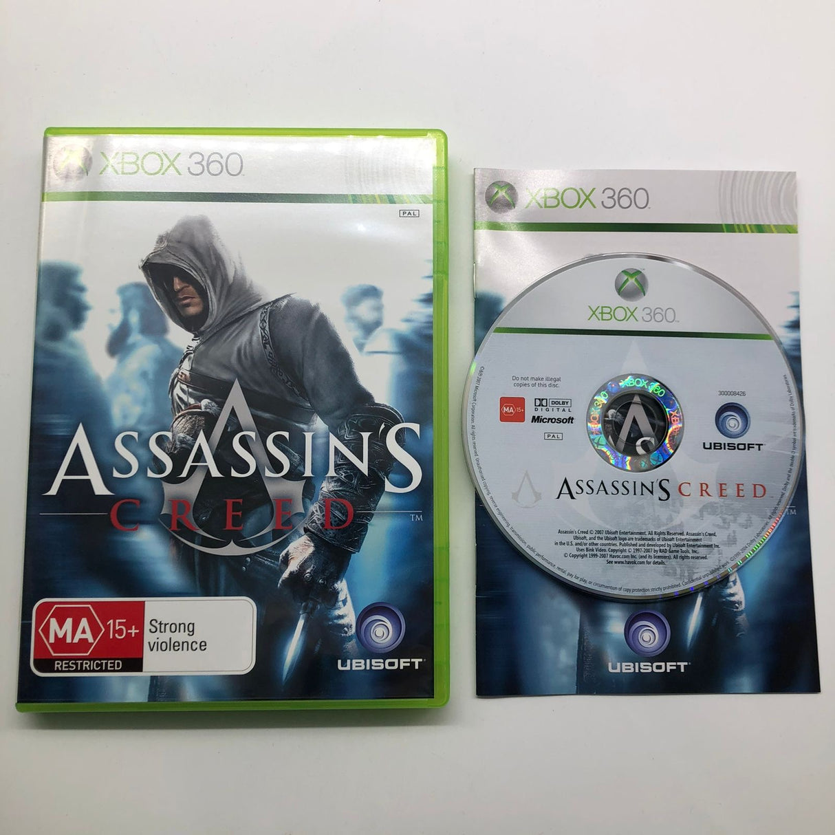 Assassin's Creed Xbox 360 Game + Manual PAL