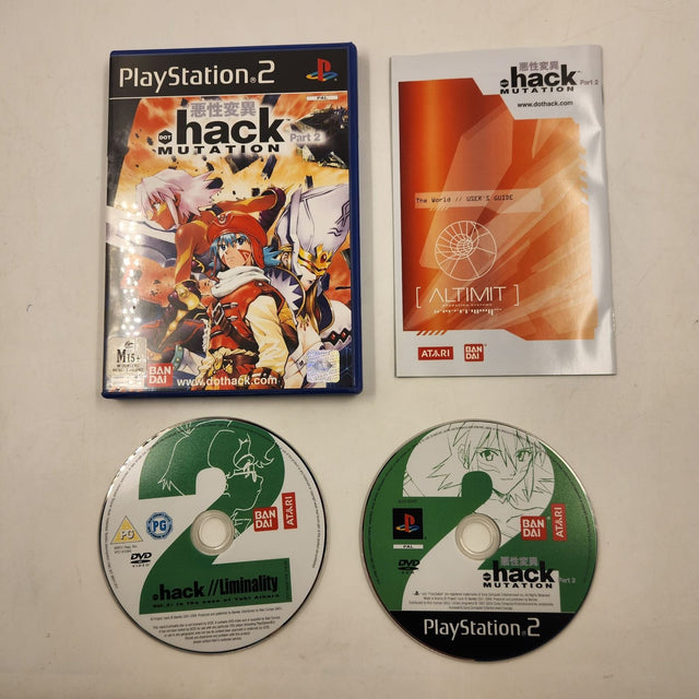 Dot Hack Part 2 Mutation PS2 Playstation 2 Game + Manual NTSC-J 28JY4 - Trippy Trades 