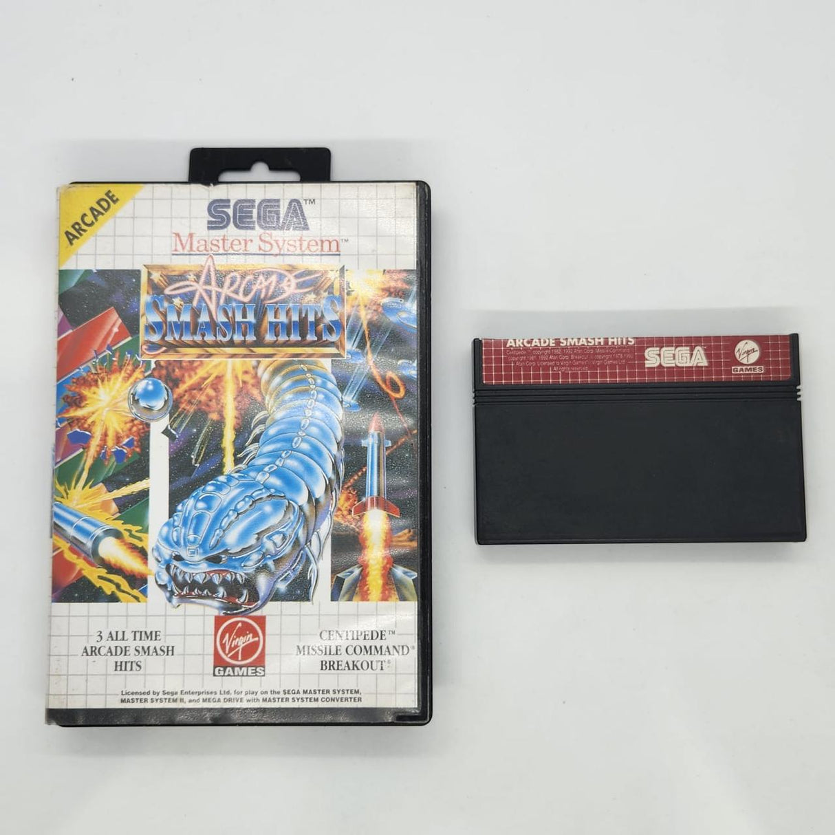 Arcade Smash Hits Sega Master System Game PAL