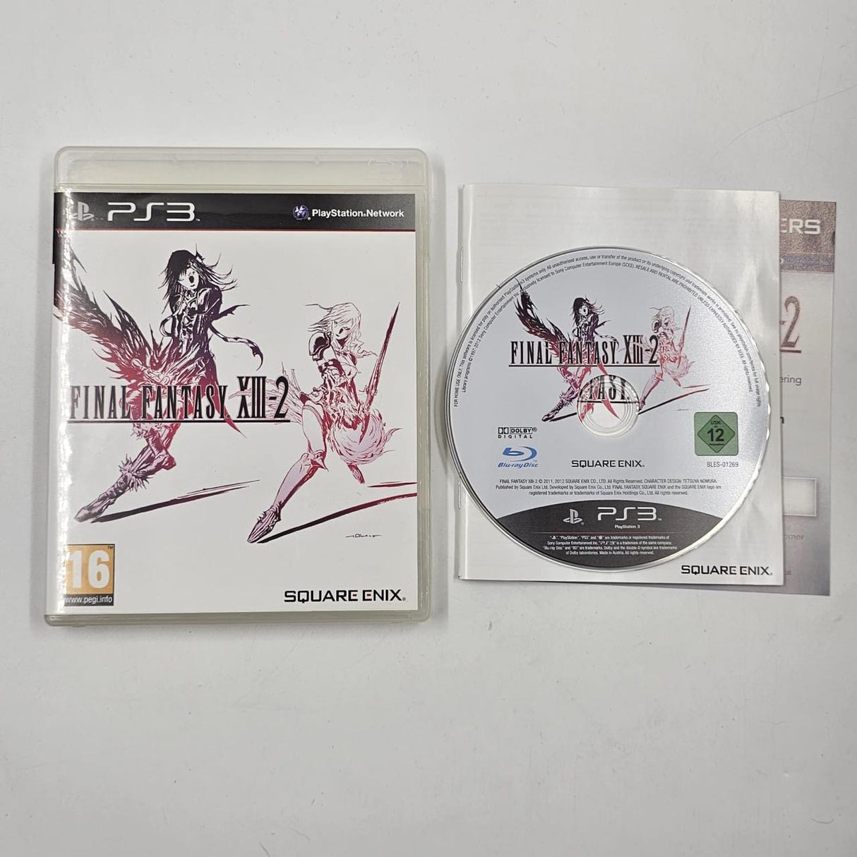 Final Fantasy Xiii - 2 PS3 Playstation 3 Game + Manual PAL 16JE4 - Trippy Trades 