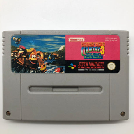 Donkey Kong Country 3 Super Nintendo SNES Game Cartridge PAL 9JE4 - Trippy Trades 