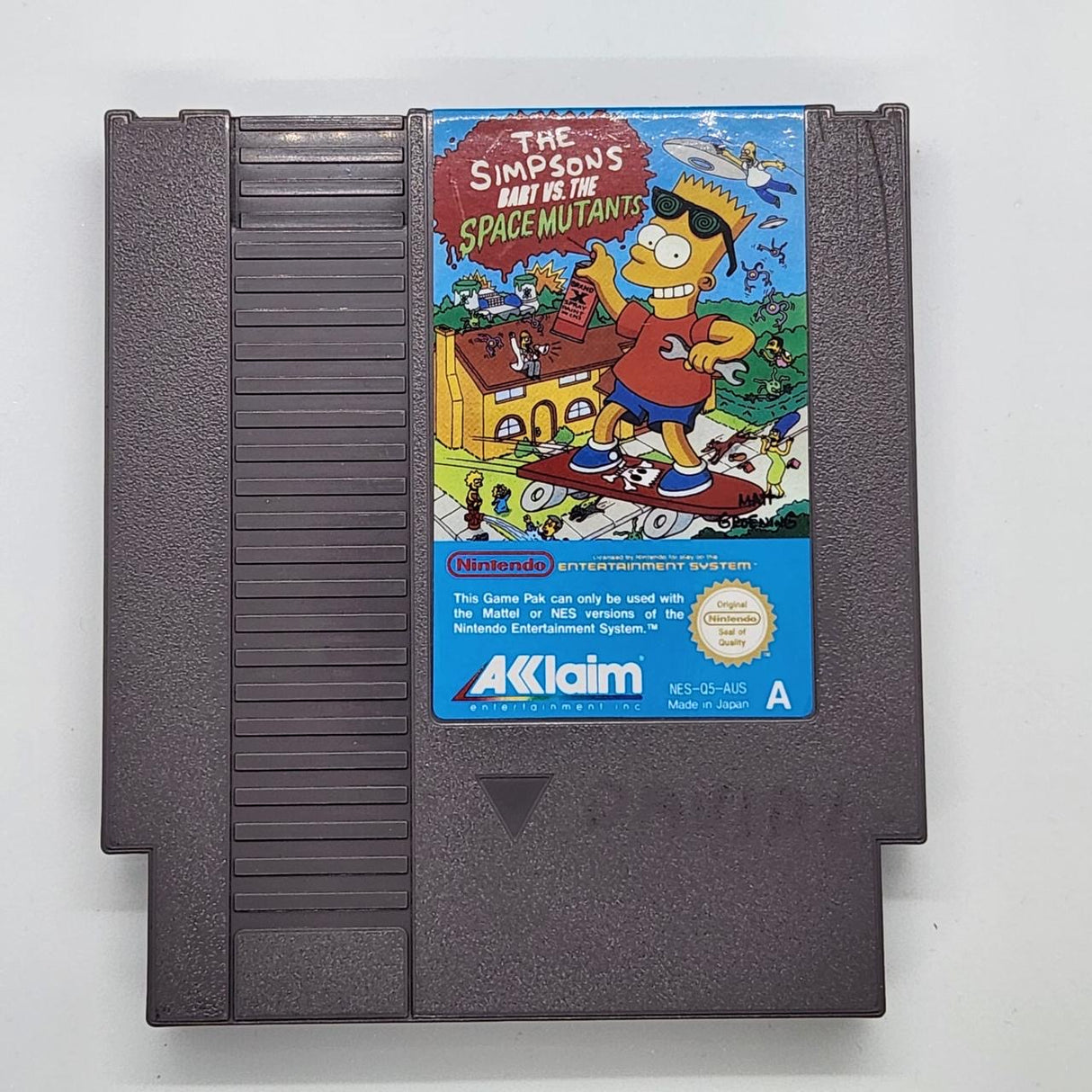 The Simpsons Bart Vs The Space Mutants Nintendo Entertainment System NES Game PAL