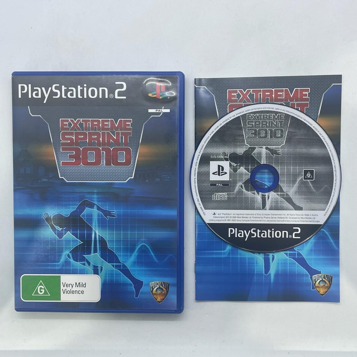 Extreme Sprint 3010 PS2 Playstation 2 Game + Manual