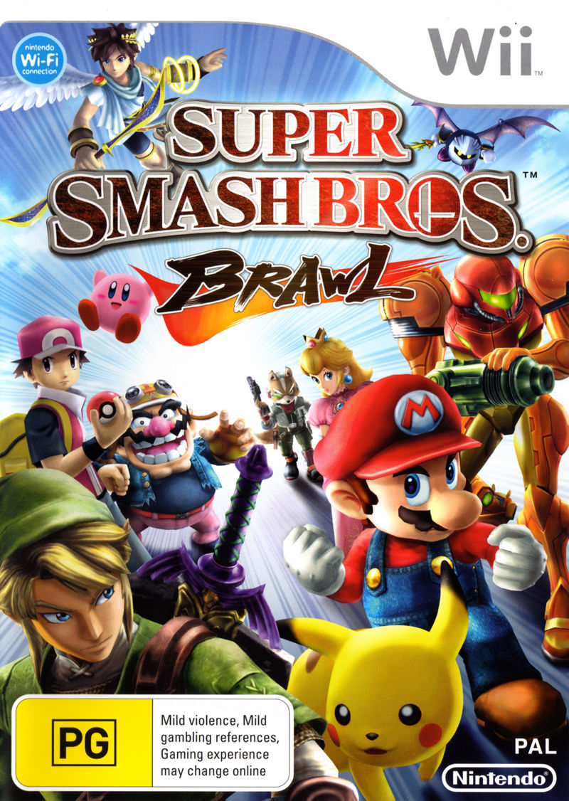 Super Smash Bros. Brawl Nintendo Wii Game PAL Nintendo Wii Game