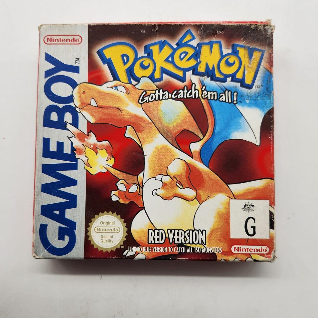 Pokemon Red Version Nintendo Gameboy Original Game Boxed Complete 01S4